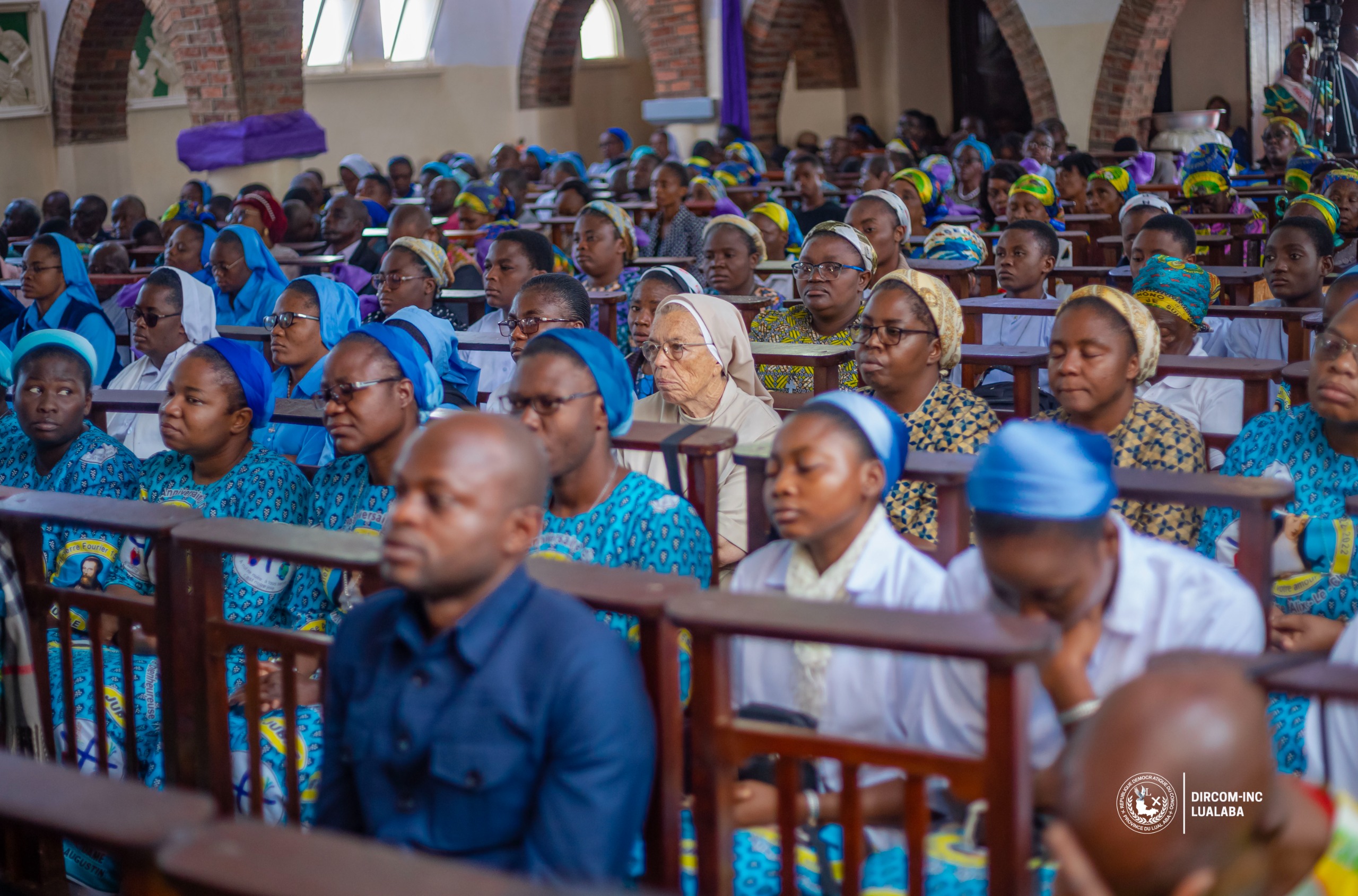 LUALABA-RELIGION :  FIFI MASUKA SAINI PARTICIPE A LA MESSE DE REQUIEM EN MEMOIRE DE PAPE FRANÇOIS